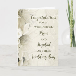 Moeder en stiefvader trouwdag gefeliciteerd kaart