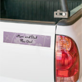 Moeder en Vader Plus Eén! bumperstickers op maat B (Op Truck)