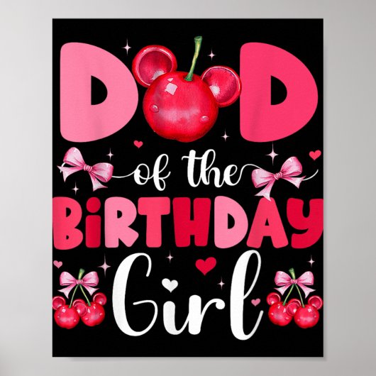 Moeder en vader van het verjaardagsmeisje Cherry B Poster (Voorkant)
