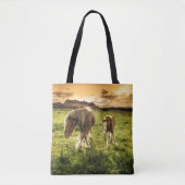 Moeder- en veefpaard tote bag (Voorkant)