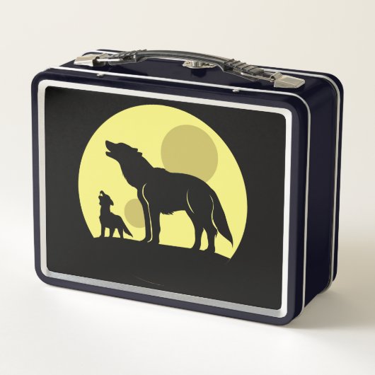 Moeder en Wolf Pup (Achterkant)