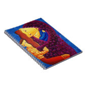 Moeder en Zonen Familie Schilderij Moderne Kunst Notitieboek (Rechterzijde)