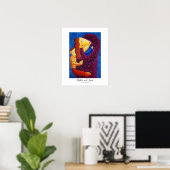 Moeder en Zonen Schilderij Poster (Thuiskantoor)
