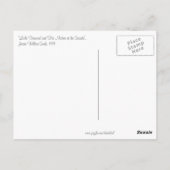 Moeder en zoon aan de Seaside Briefkaart (Achterkant)