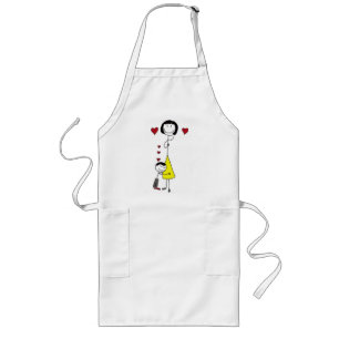 Moeder en zoon Apron Lang Schort