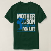 Moeder en zoon Bestvrienden Mothers Gift T-shirt (Design voorkant)
