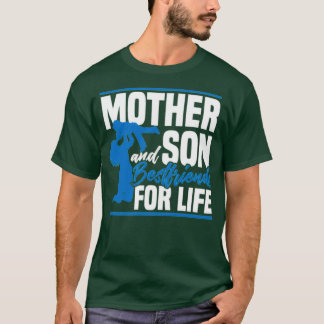 Moeder en zoon Bestvrienden Mothers Gift T-shirt