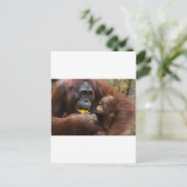 Moeder en zoon briefkaart (Staand voorkant)