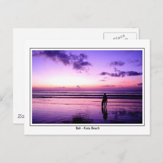 Moeder en zoon briefkaart (Voorkant / Achterkant)