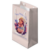 Moeder en zoon Happy Moederdag Klein Cadeauzakje (Voorkant Gekanteld)