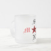 MOEDER EN ZOON MATGLAS KOFFIEMOK (Voorkant links)