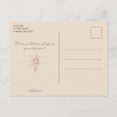 moeder en zoon met puppy feestdagenkaart (Achterkant)