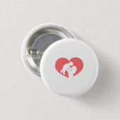 Moeder en zoon ronde button 3,2 cm (Voorkant /achterkant)