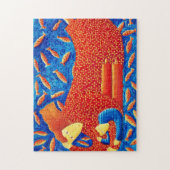 Moeder en Zoon Schilderij Legpuzzel (Verticaal)