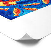 Moeder en Zoon Schilderij Poster (Hoek)