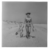 Moeder en zoon tegeltje (Voorkant)