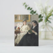 Moeder en zus van de kunstenaar | Berthe Morisot Briefkaart (Staand voorkant)