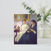 Moeder en zus van de kunstenaar Berthe Morisot Briefkaart (Staand voorkant)