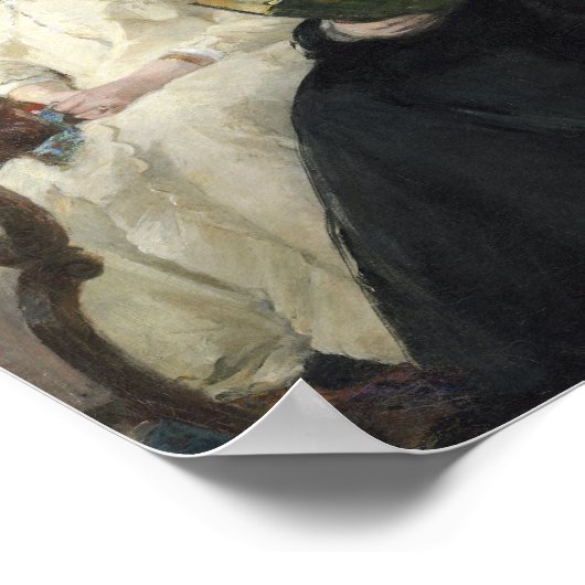 Moeder en zus van de kunstenaar | Berthe Morisot Poster (Hoek)