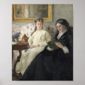 Moeder en zus van de kunstenaar | Berthe Morisot Poster (Voorkant)