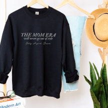 Moeder Era Sweater Custom Naam Gift voor Mam