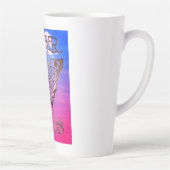 Moeder Est 2021 aangepaste latte Mok (Rechts)