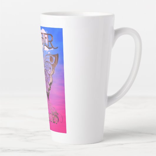 Moeder Est 2021 aangepaste latte Mok (Rechts)