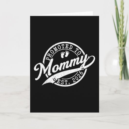 Moeder est 2026 nieuwe moeder aankondiging gepromo (Voorkant)