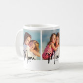 Moeder Est. 3 Foto Cadeau  Koffiemok (Voorkant links)