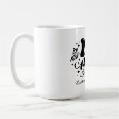 Moeder Esthetische Vlinder Moederdag Shirt Koffiemok (Links)