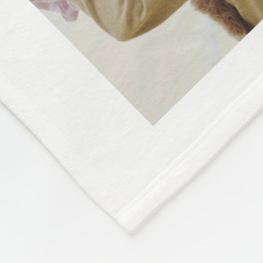 Moeder Familie Fotocollage Modern Fleece Deken (Hoek)