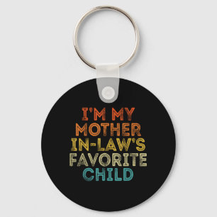 Moeder Favoriete Kind Humoristische Ouder Retro Sleutelhanger