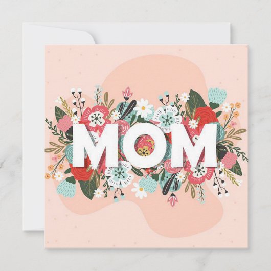 Moeder Feestdagenkaart (Voorkant)