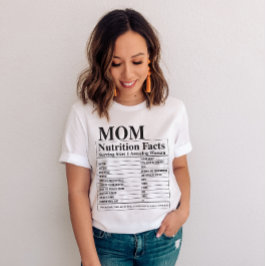 Moeder Feiten Moederdag T-shirt