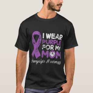 Moeder Fibro Fibromyositis Ondersteuning Grunge T-shirt