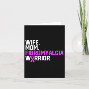 Moeder fibromyalgie Warrior Awareness Get Well Rec Kaart