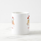 Moeder Floral Moederdag Aangepaste Naam Klaproos & Koffiemok (Center)