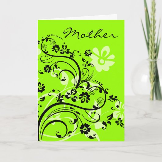 Moeder Floral Wenskaarten Kaart (Voorkant)