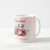 Moeder foto blush roze koffiemok (Voorkant rechts)