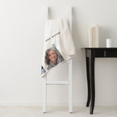 Moeder foto collage familie wit sherpa deken (In situ)