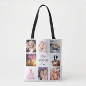 Moeder foto collage wit tote bag (Voorkant)