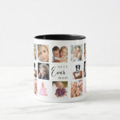 Moeder foto collage witte zwarte mok (Midden)