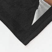 Moeder foto collage zwart fleece deken (Hoek)