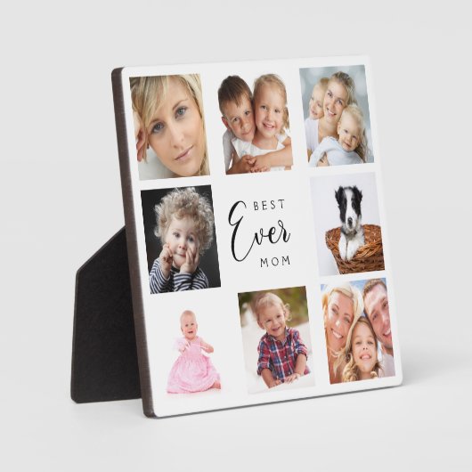 Moeder foto collage zwart fotoplaat (Voorkant)