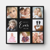 Moeder foto collage zwart wit fotoplaat (Voorkant)