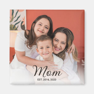 Moeder Foto Geschenk Magneet
