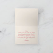 MOEDER Foto Hart Vorm Streep Letters Moederdag Kaart (Binnen)