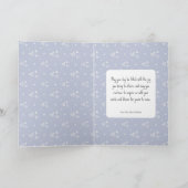 Moeder Foto Vierkant Gird Initiaal & Persoonlijk Feestdagen Kaart (Binnen)