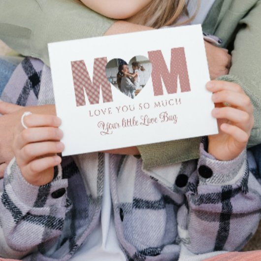 Moeder Foto Wenskaart Kaart