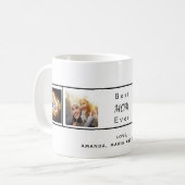 Moeder foto wit zwart koffiemok (Voorkant links)